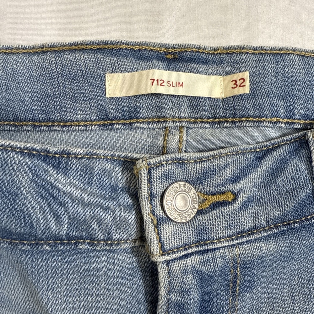 JEANS SLIM FIT Levi Strauss WOMENS 32X30 Stretch 712 Denim NWT - Picture 5 of 10